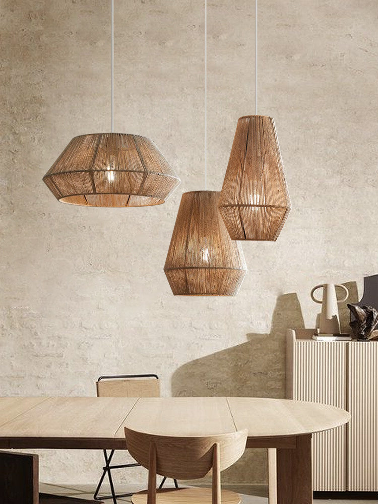 Navenwick Faceted Rope Pendant Lamp