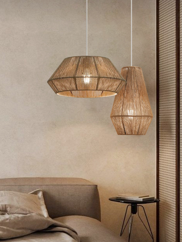 Navenwick Faceted Rope Pendant Lamp
