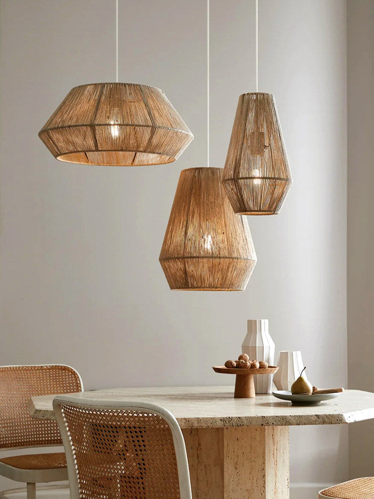 Navenwick Faceted Rope Pendant Lamp