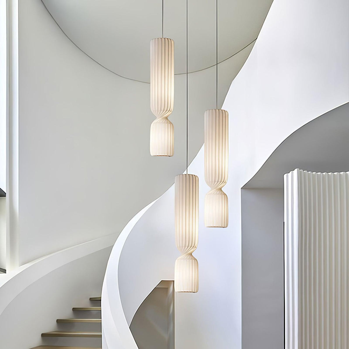 Twist Minimalist PVC Pendant Lamp