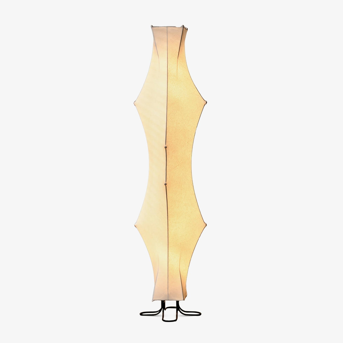 Vela Twist Silk Floor Lamp