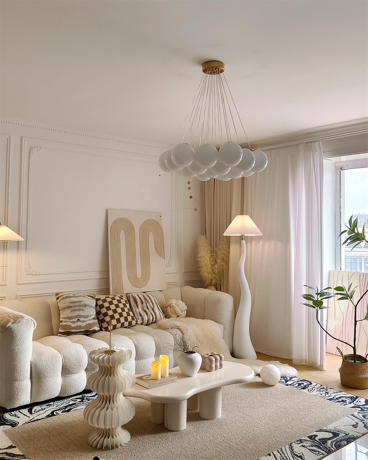 Bexyn Resin Fabric Floor Lamp