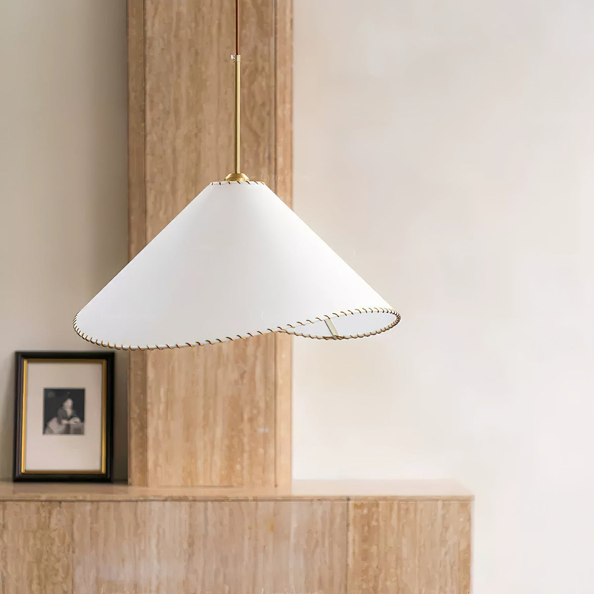 Aursoreth Nordic Twisted Shade Fabric Pendant Lamp