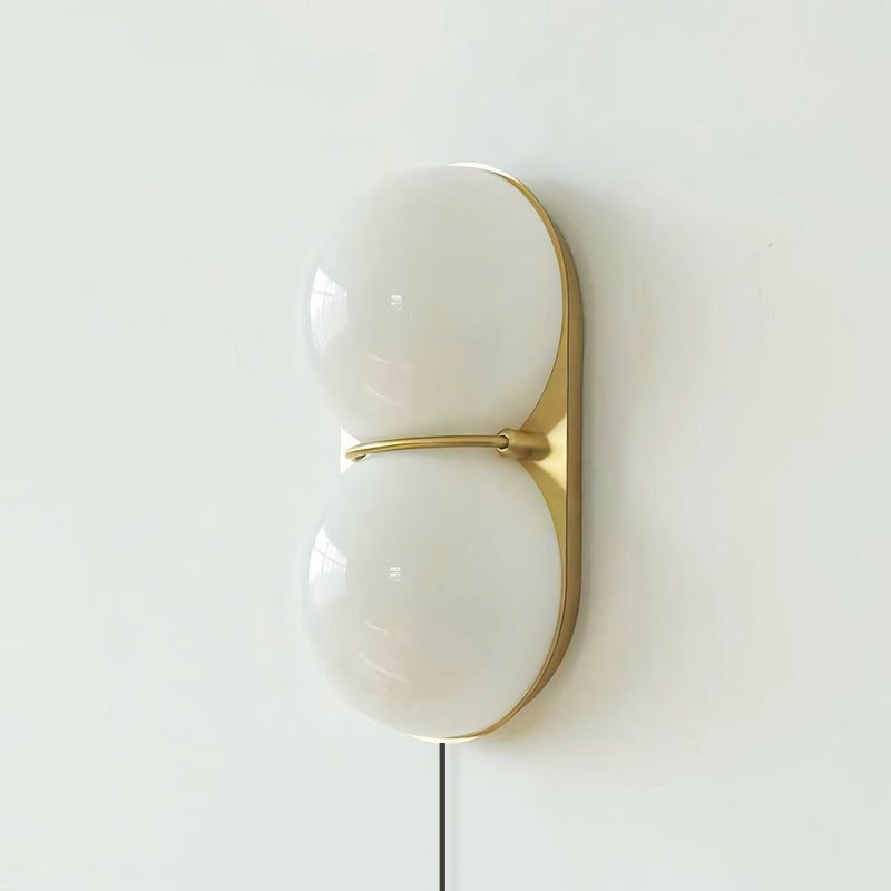 Bola Globe Glass Plug In Indoor Wall Light