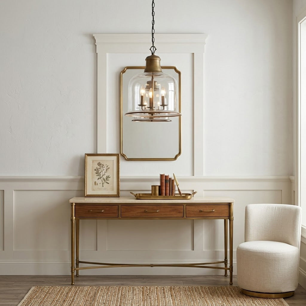 Wekai Glass Linear Pendant Light
