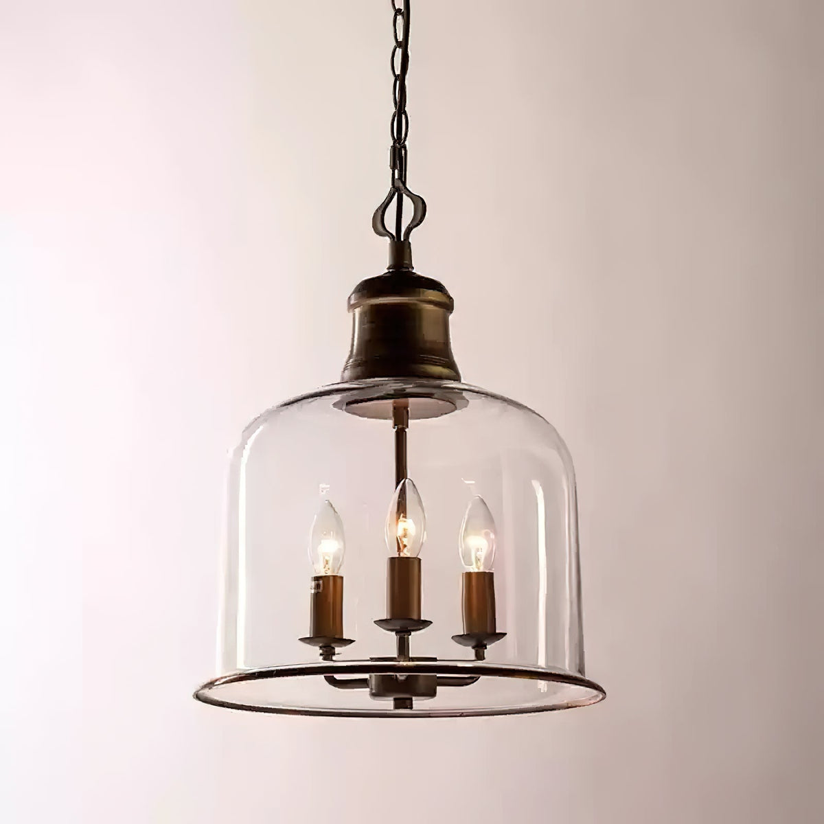 Wekai Glass Linear Pendant Light