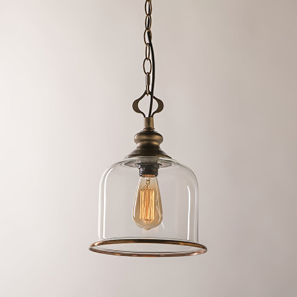 Wekai Glass Linear Pendant Light