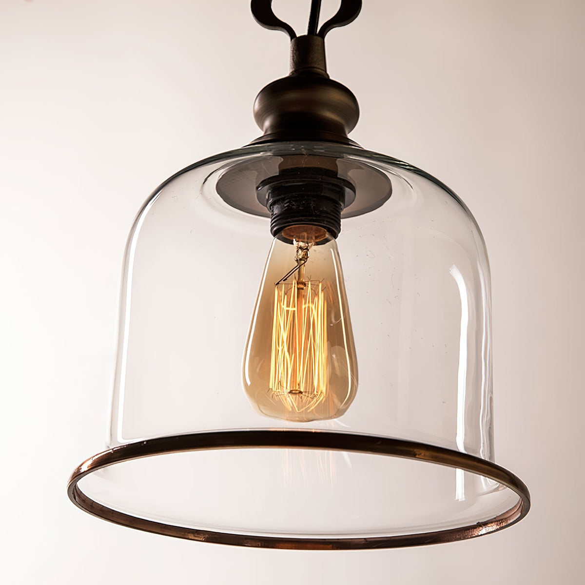 Wekai Glass Linear Pendant Light
