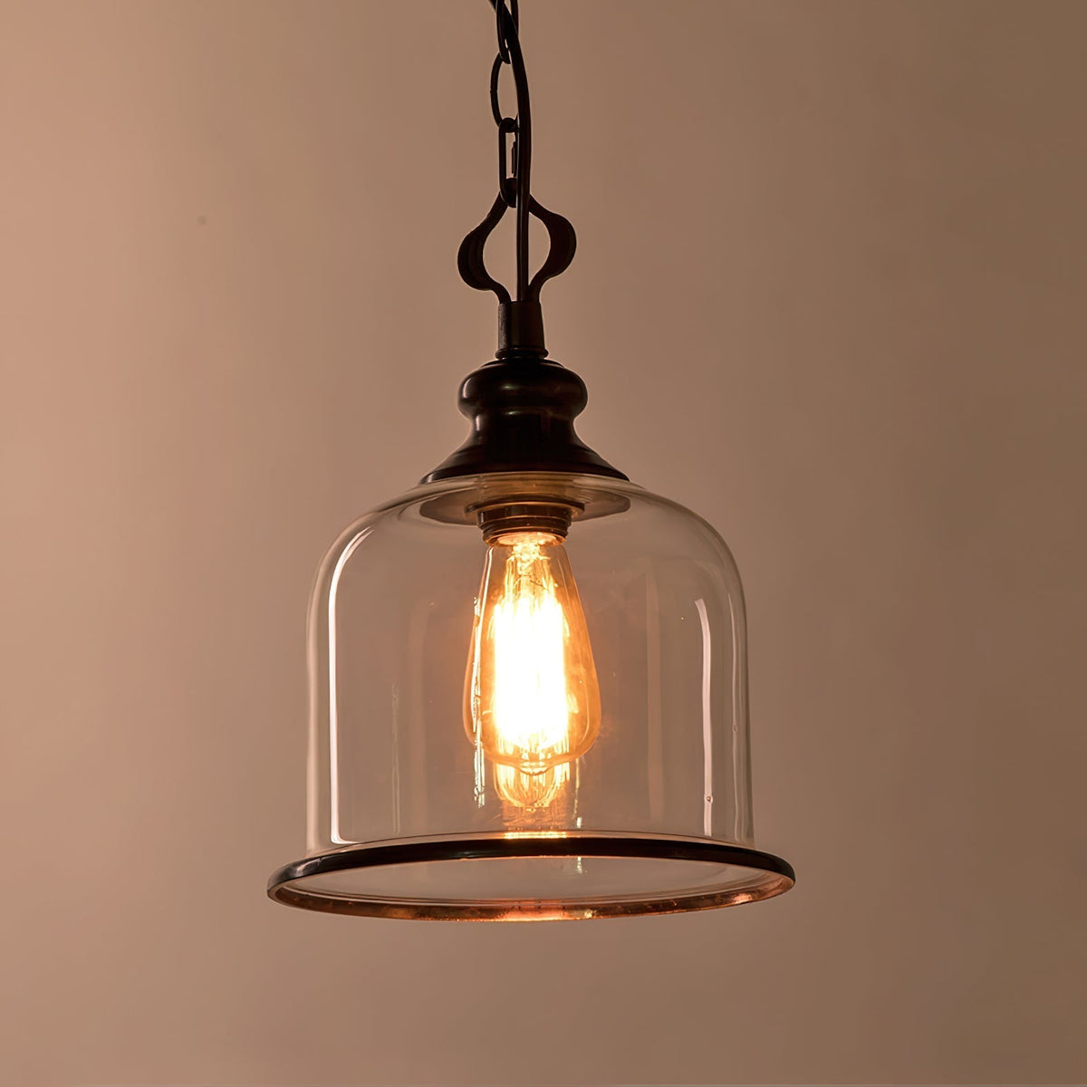Sysolion Vintage Elegance Glass Pendant Lamp