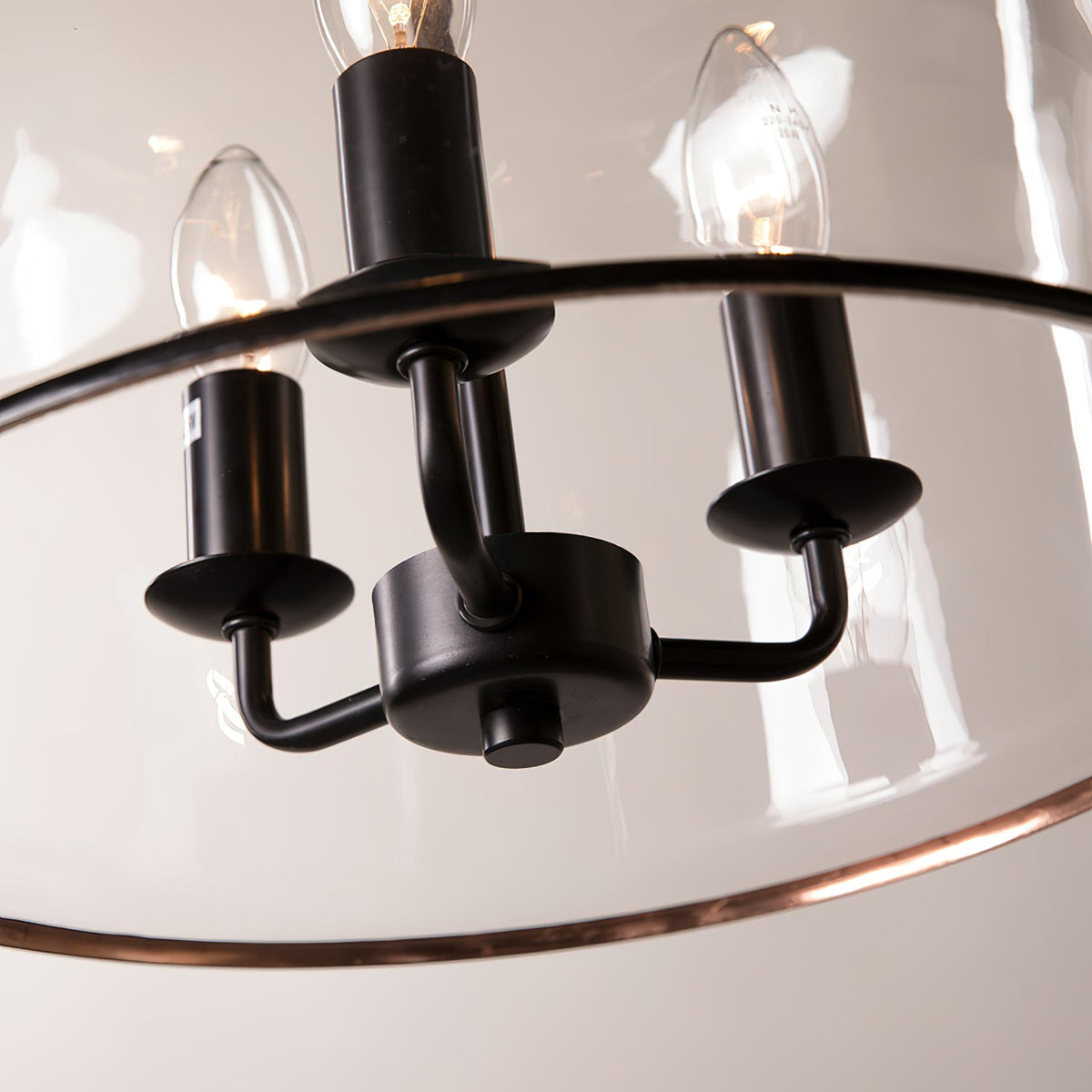Wekai Glass Linear Pendant Light