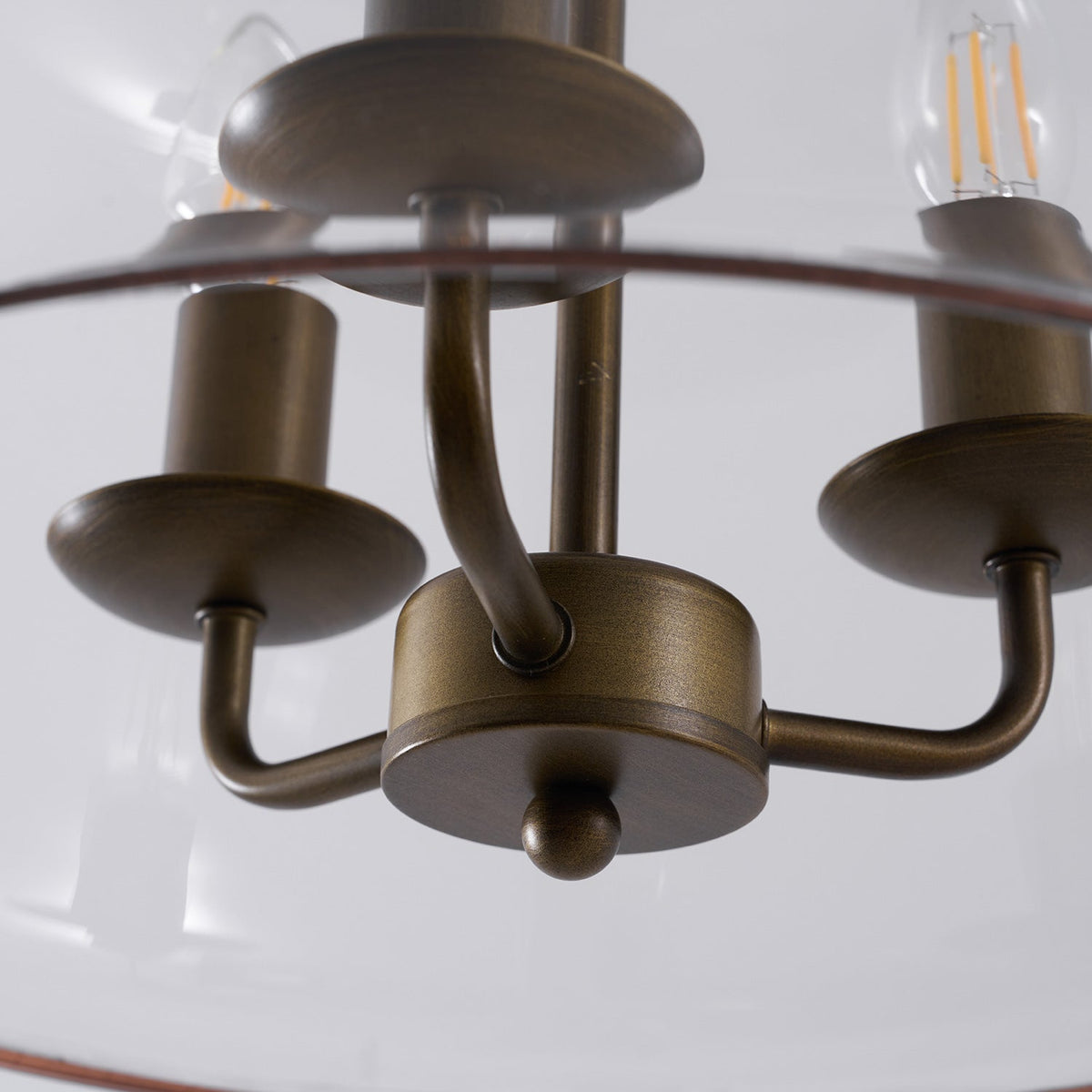 Wekai Glass Linear Pendant Light