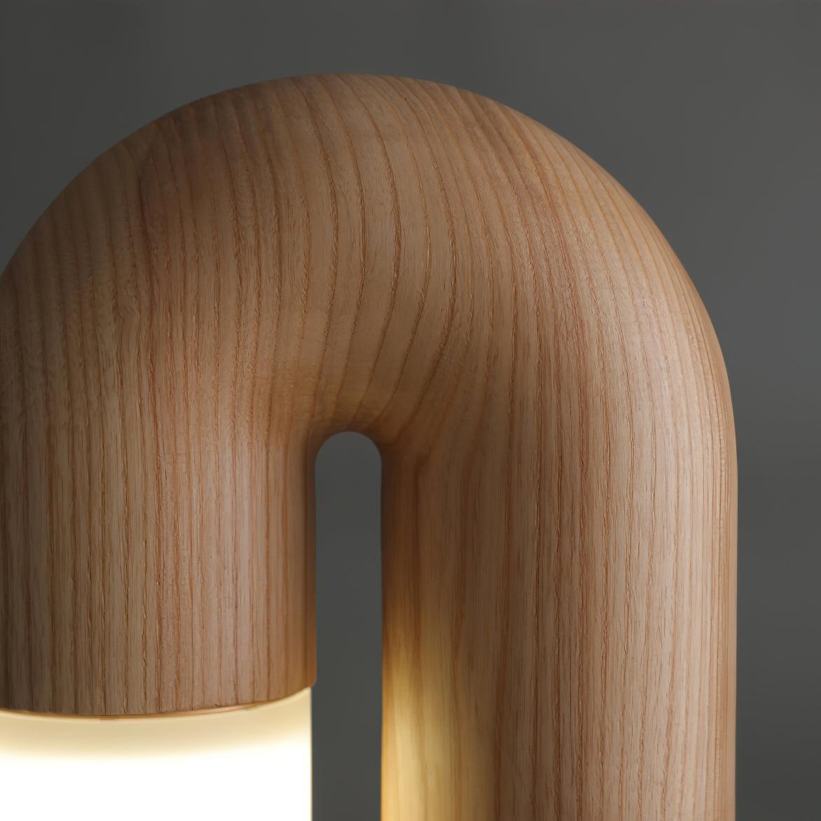 Arch Fashion Wood Table Lamp