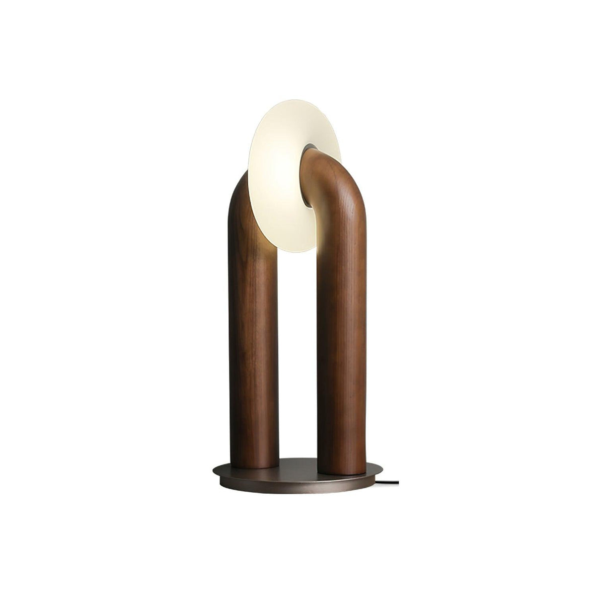 Elvelelia Vintage Wood Table Lamp