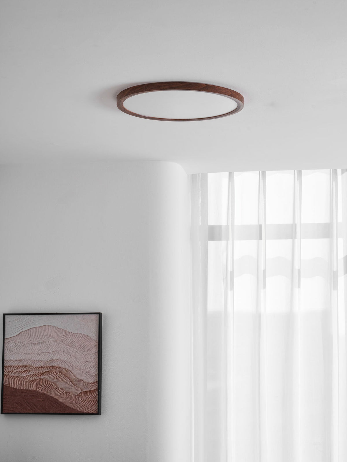 Femae Ultrathin Round Flush Mount Ceiling Light