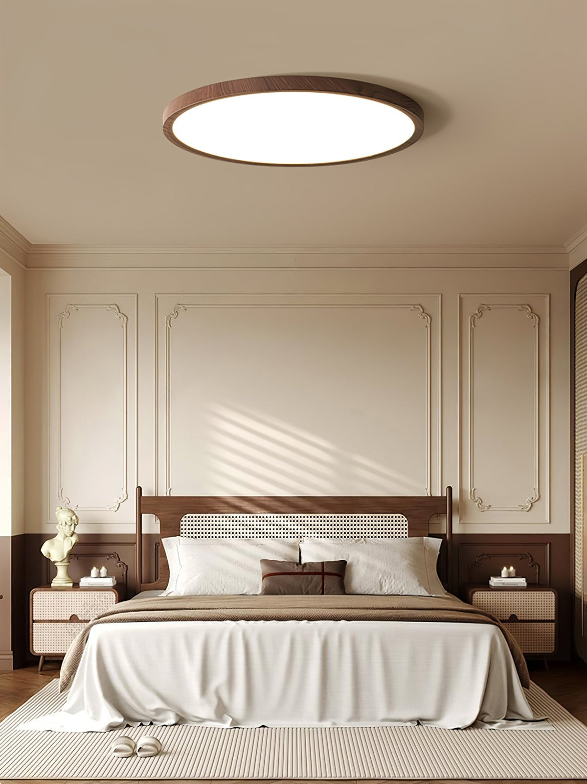Femae Ultrathin Round Flush Mount Ceiling Light