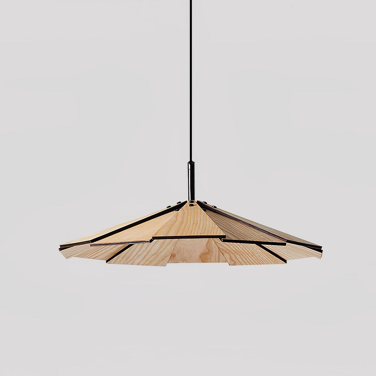 Woodura Umbrella Wooden Pendant Light