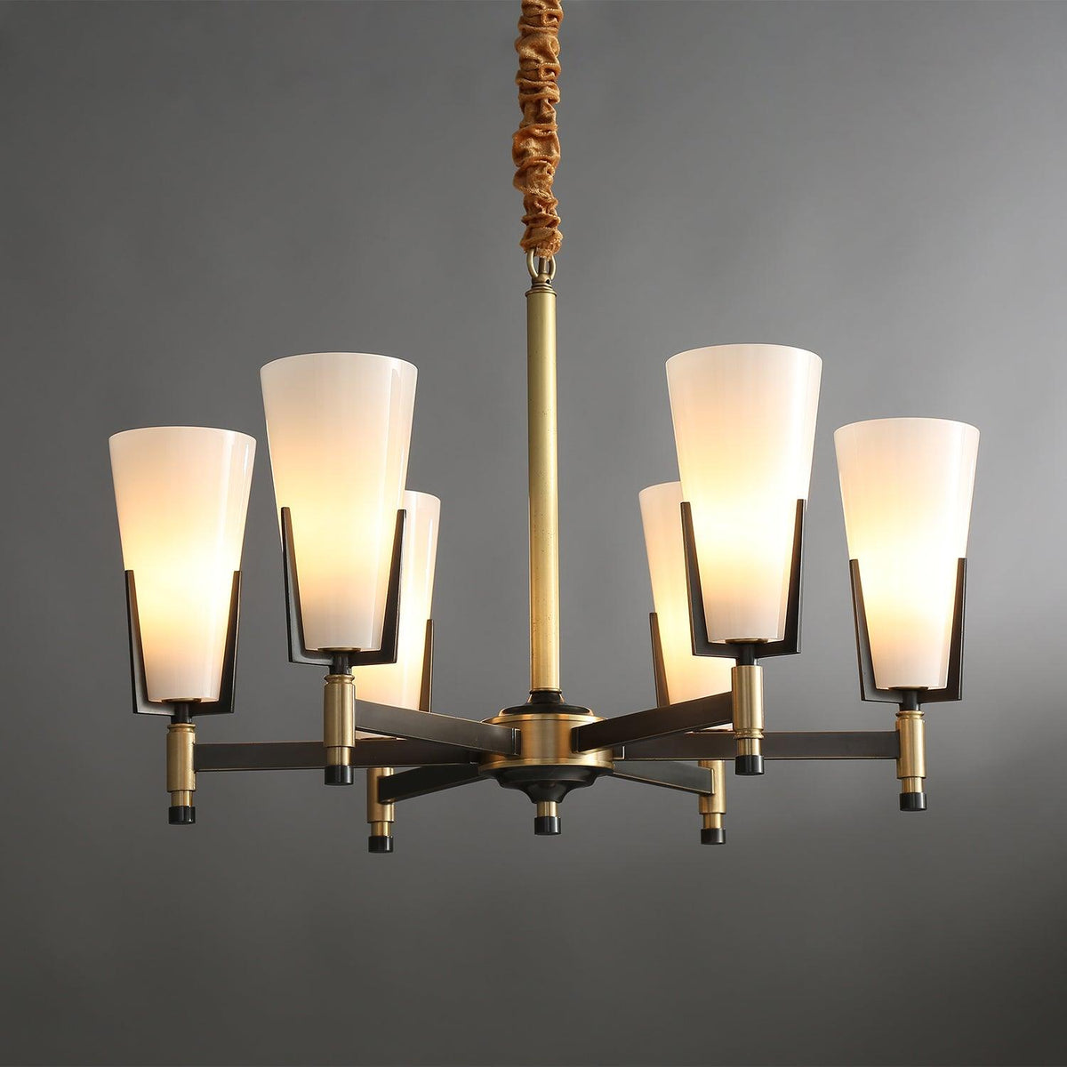 Gleam Luxury Brass Chandelier
