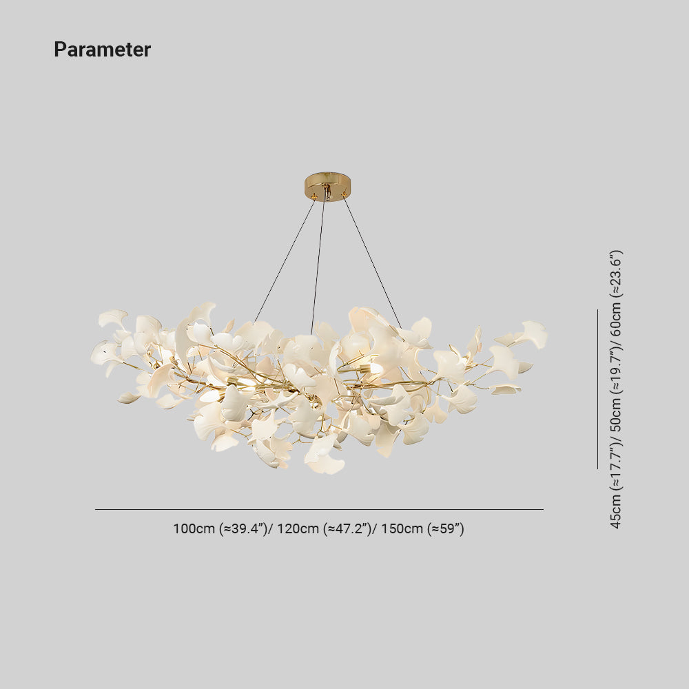 Olivia  Luxury  Chandelier Ceramics Living Room  U Arc Shape