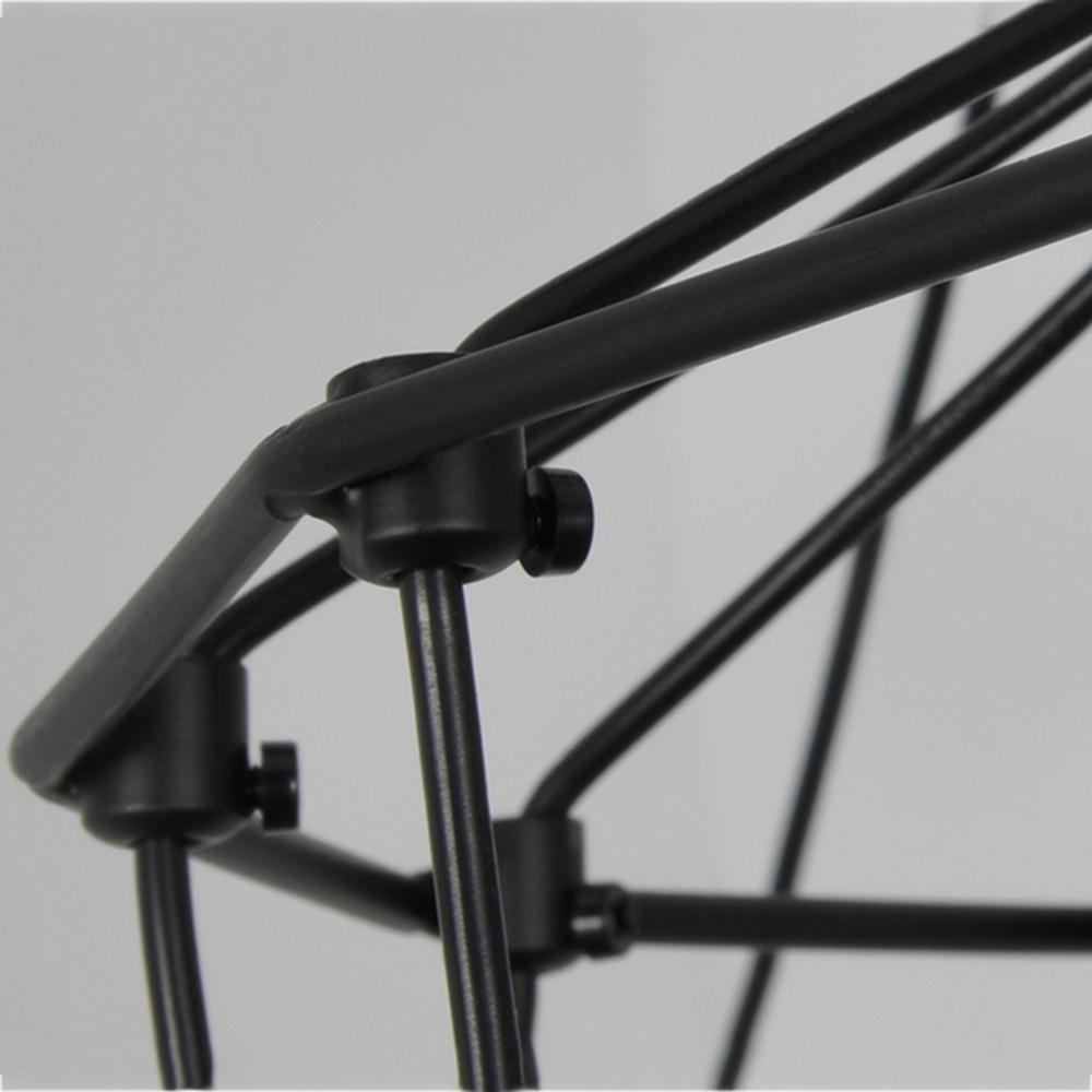 Tevenq Chandelier Lines Black Wireframe LED