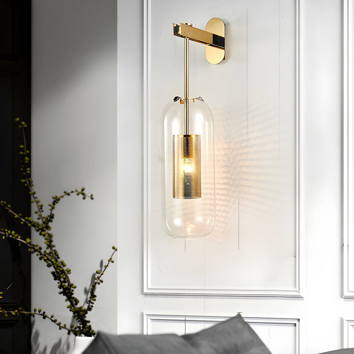 Eirinette Premium Nordic Art Glass Wall Lamp