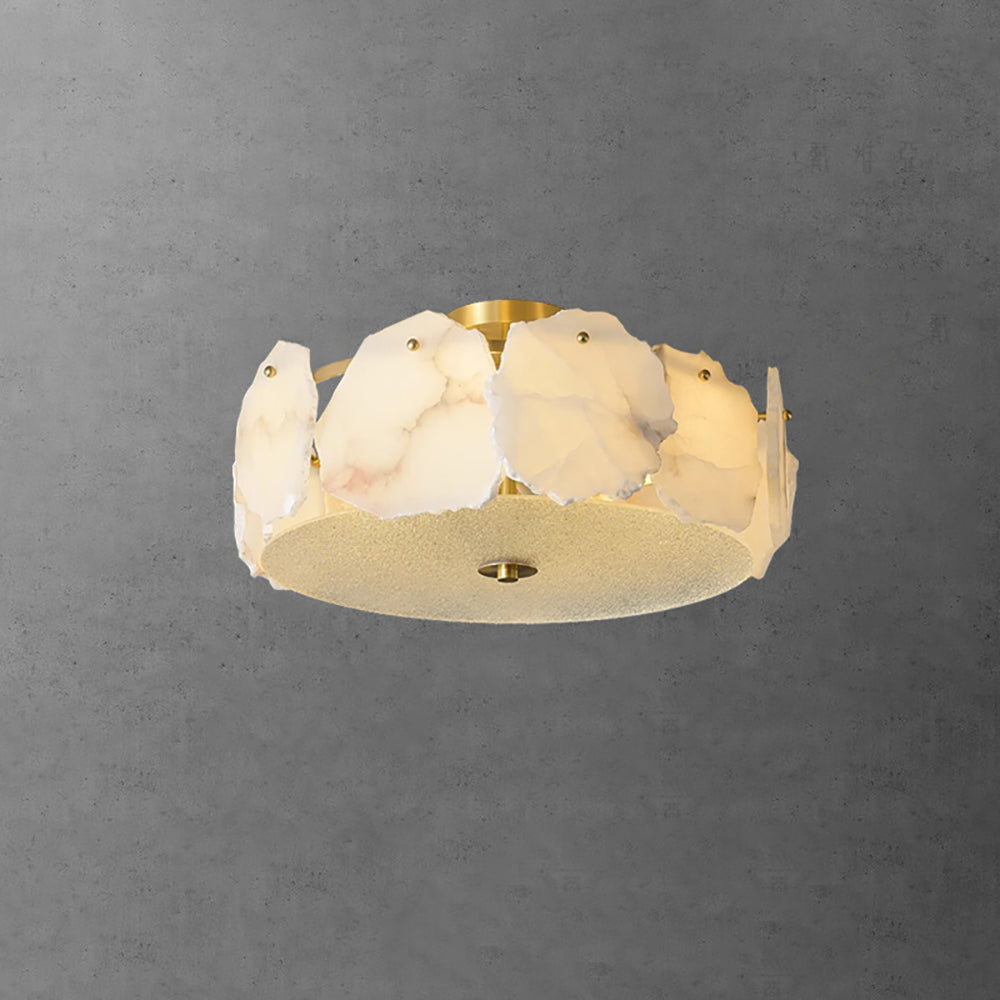 Peld Alabaster Flush Mount Light