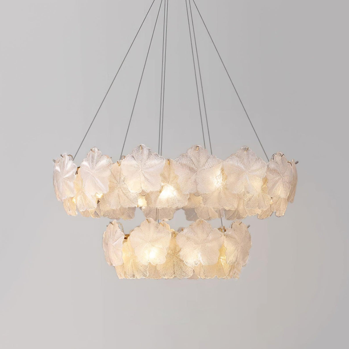 Vitheir Floral Glass Chandelier