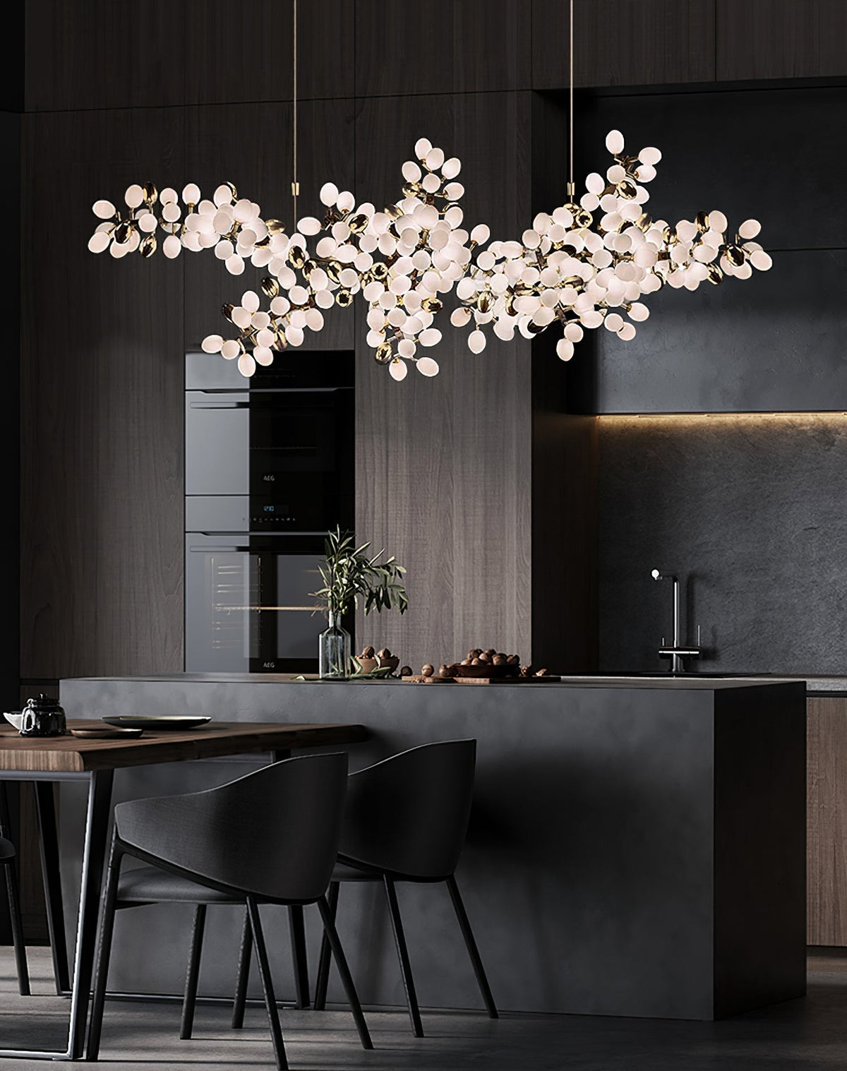 Lioraaria Glass Chandelier