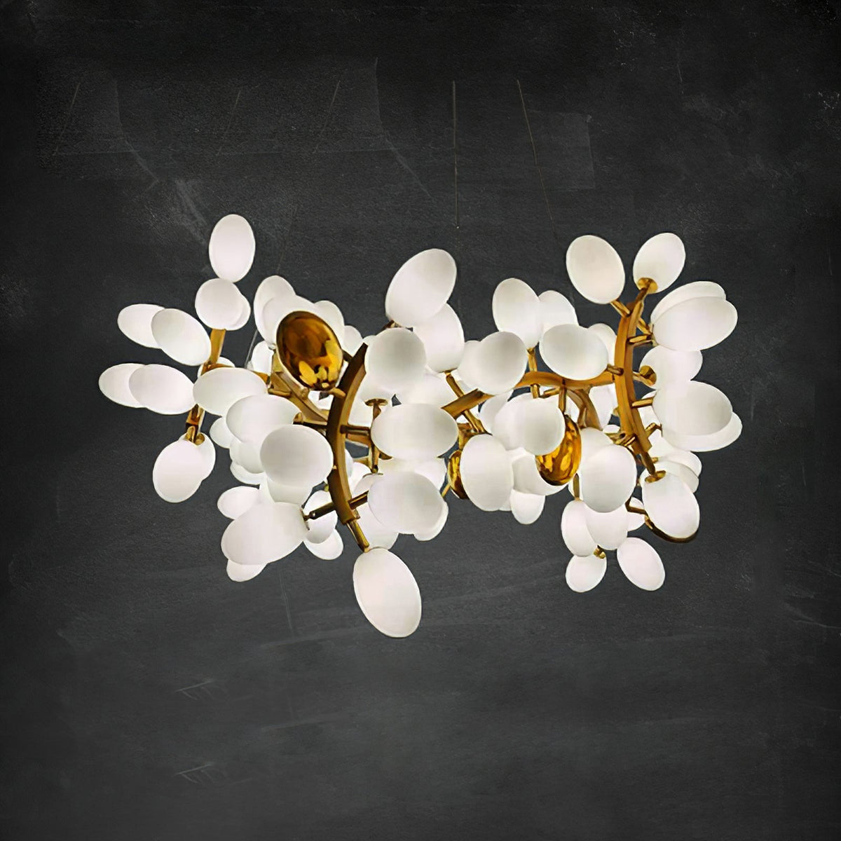 Lioraaria Glass Chandelier