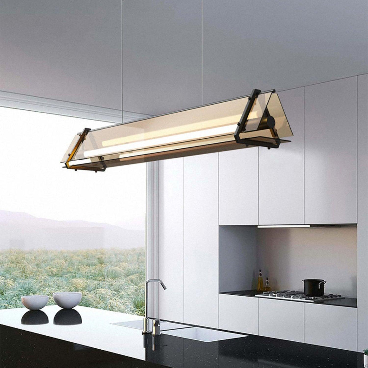 Carven Glass Minimalistic Pendant Light