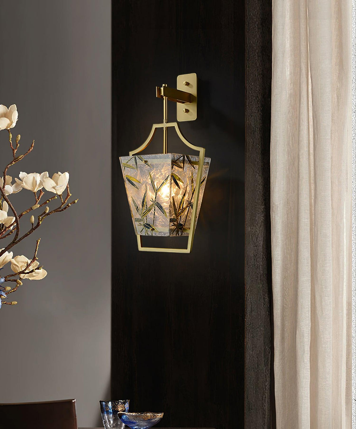 Zenith Elegant Brass Single Sconce