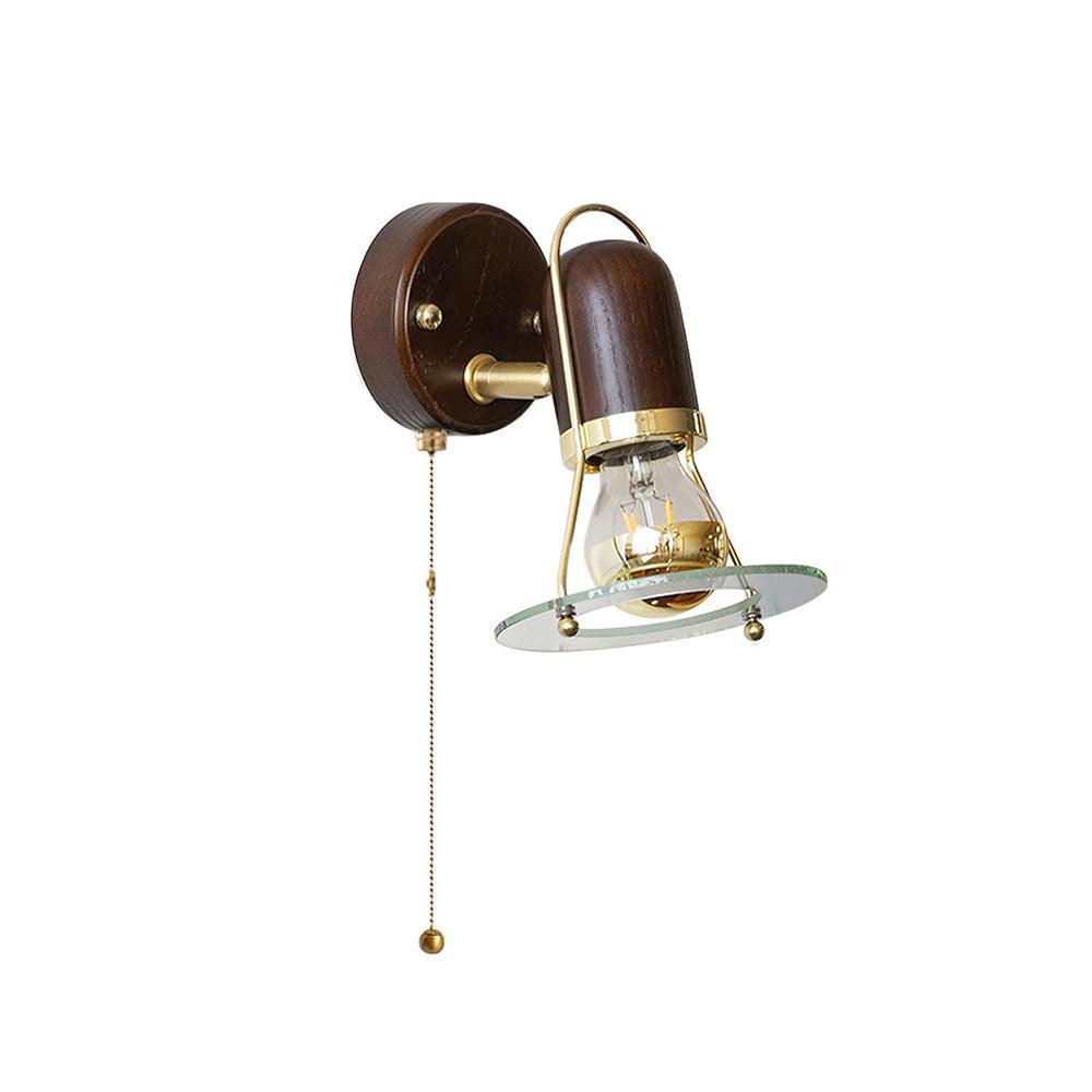 Syliraya Wood Retro Wall Light