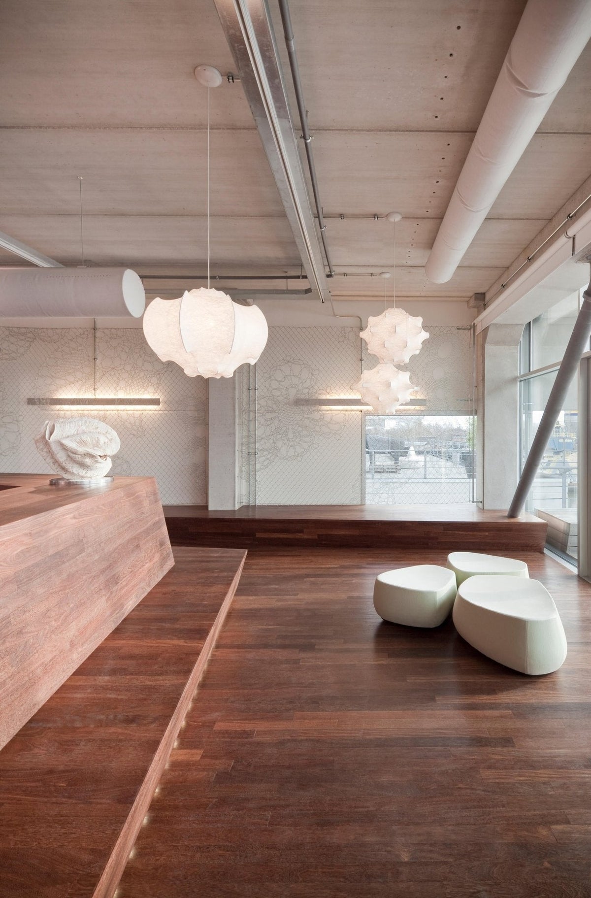 Lotus Minimalist Silk Pendant Lamp