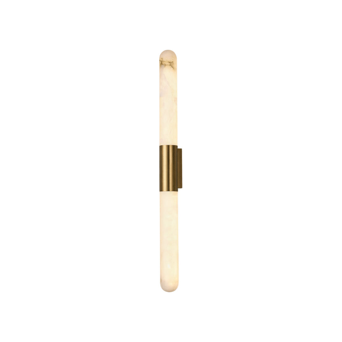 Eireaya Line Alabaster Tube Wall Sconce