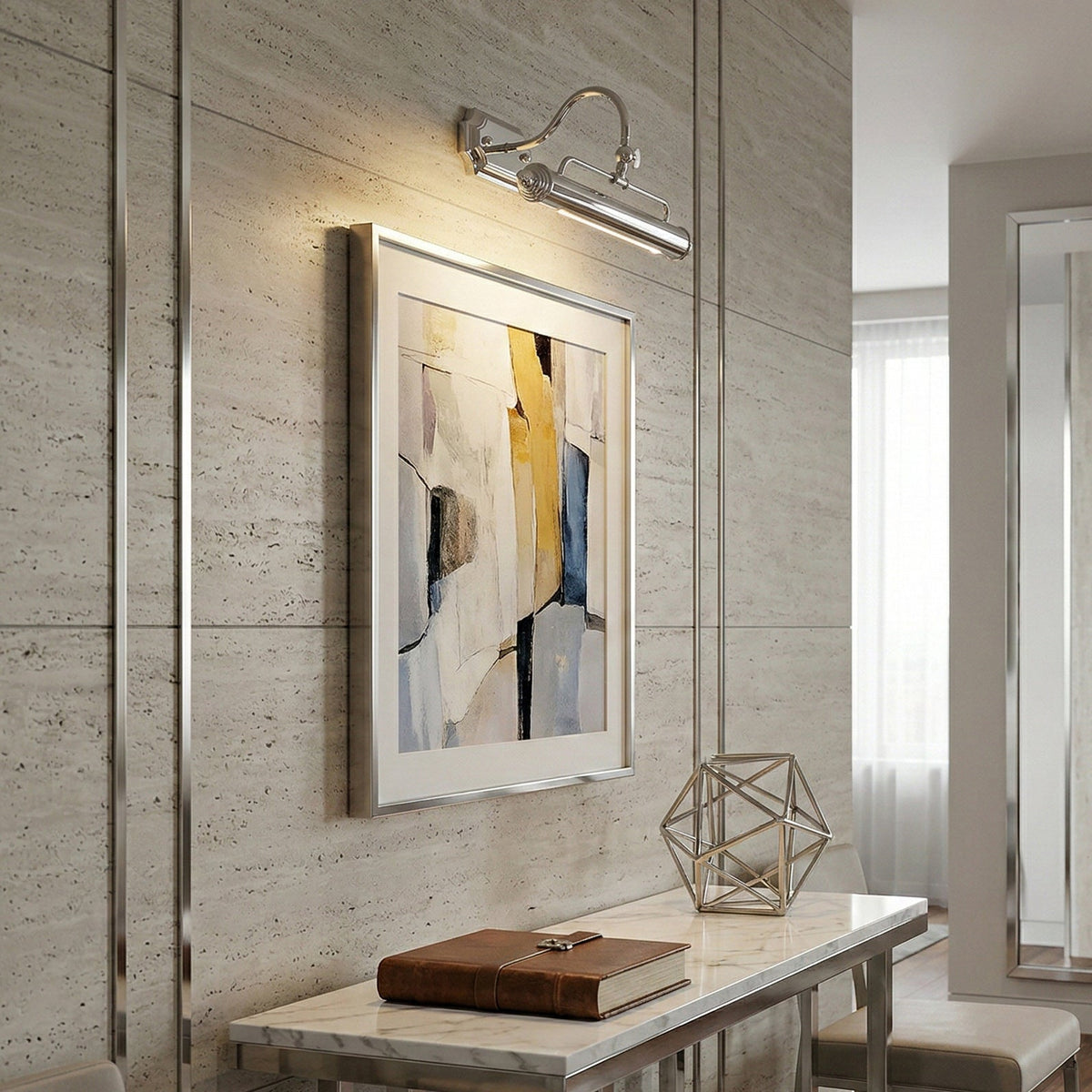 Cresswell Sculptural Metal Wall Lamp