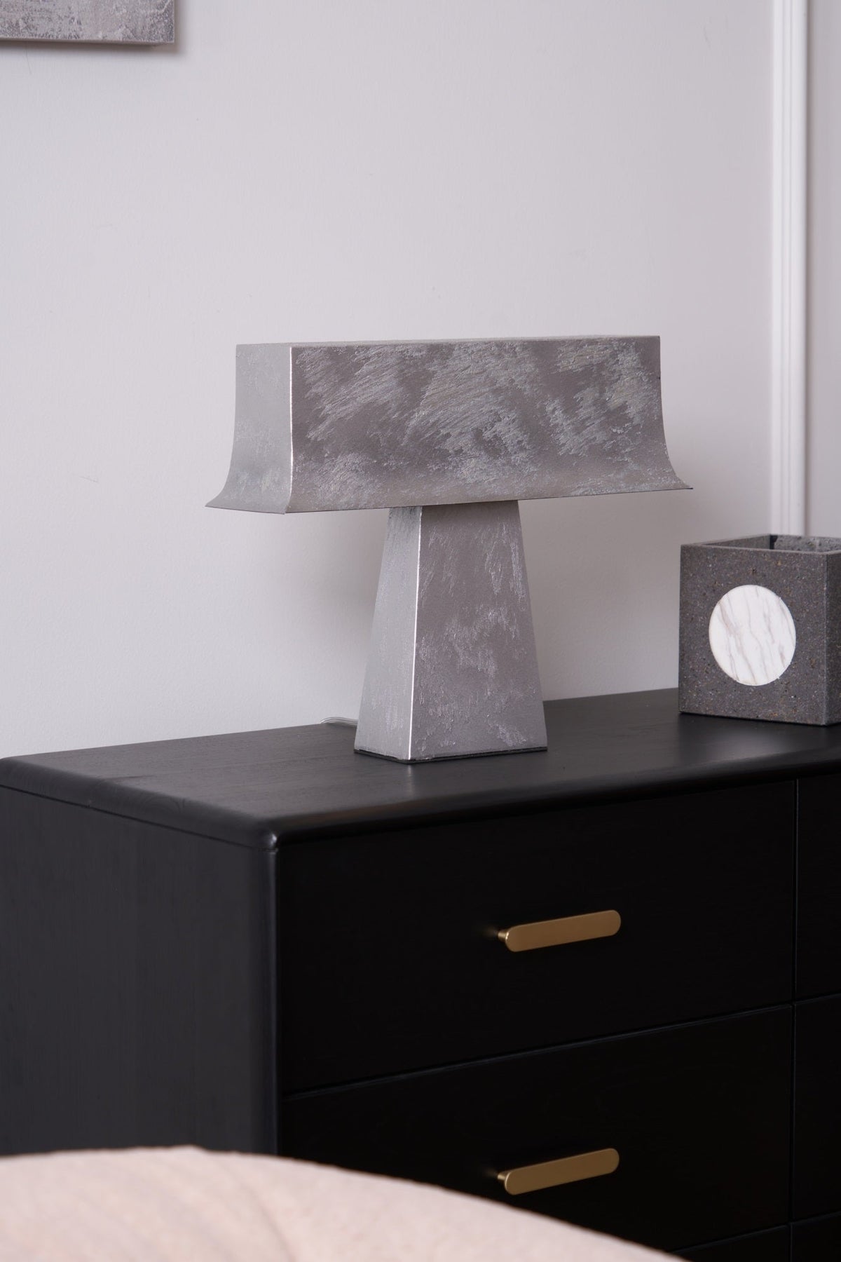 Slate Minimalist Antique Table Lamp