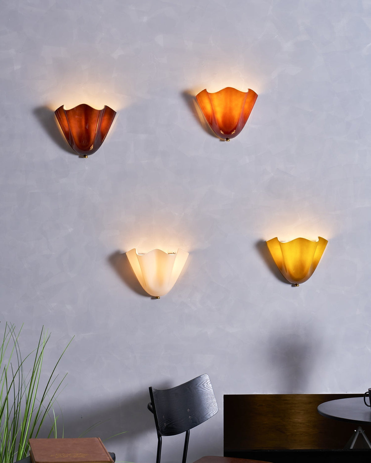 Zakia Glass Indoor Wall Light