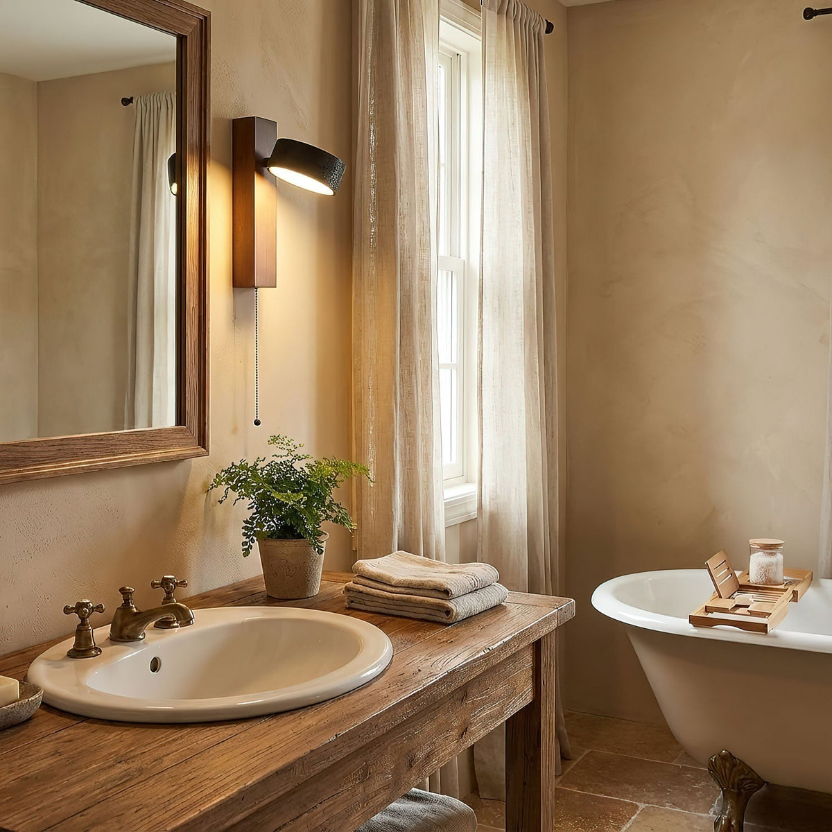 Hoian Travertine Indoor Wall Light