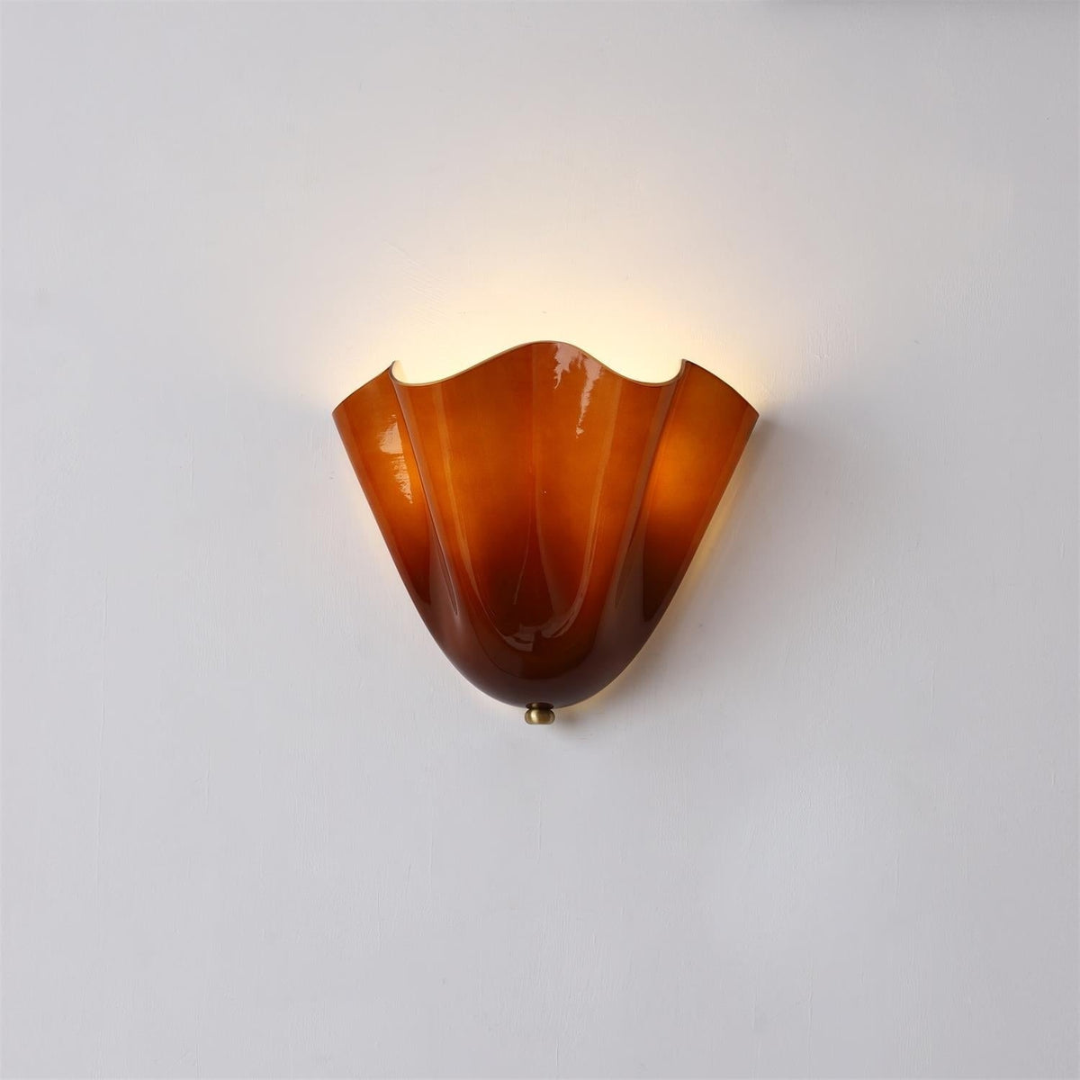 Zejel Flower Glass Indoor Wall Light