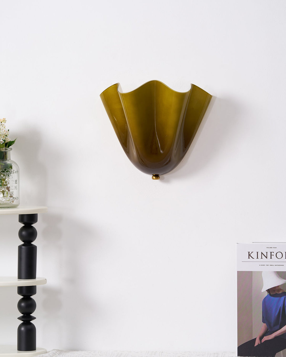 Zakia Glass Indoor Wall Light