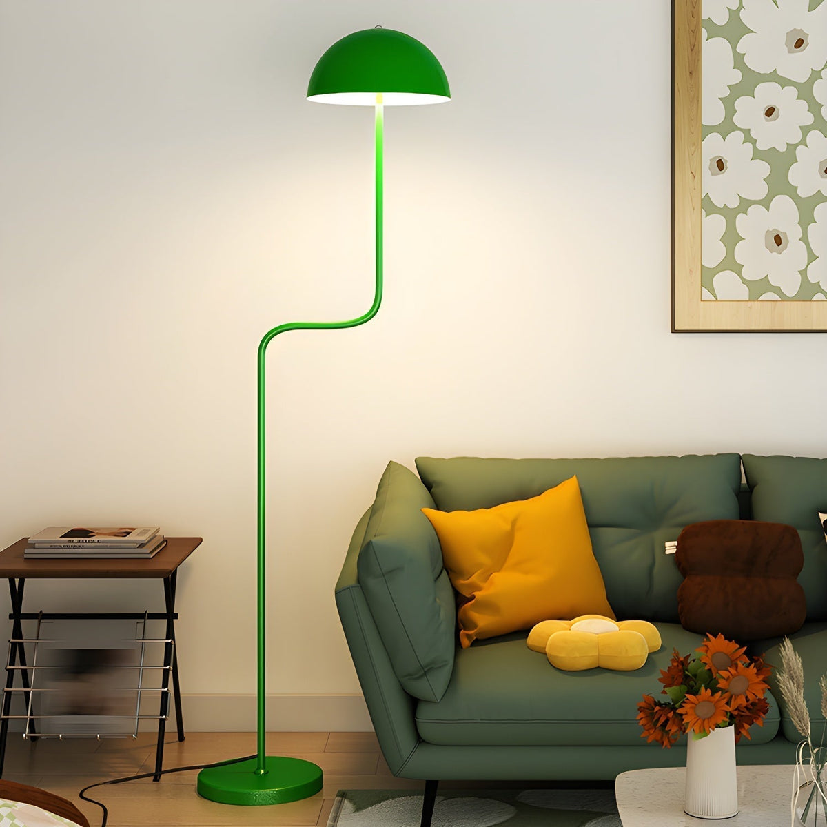 Narain Glass Minimalist Floor Lamp
