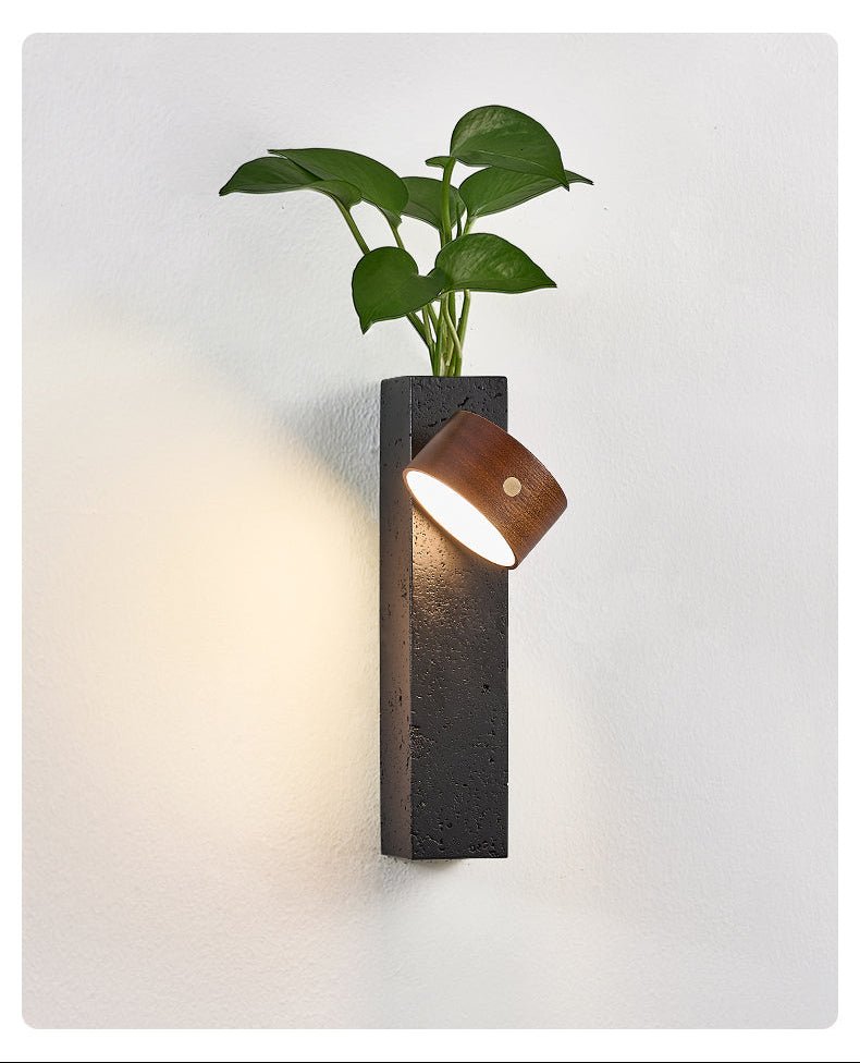 Prax Adjustable Rechargeable Wall Lamp
