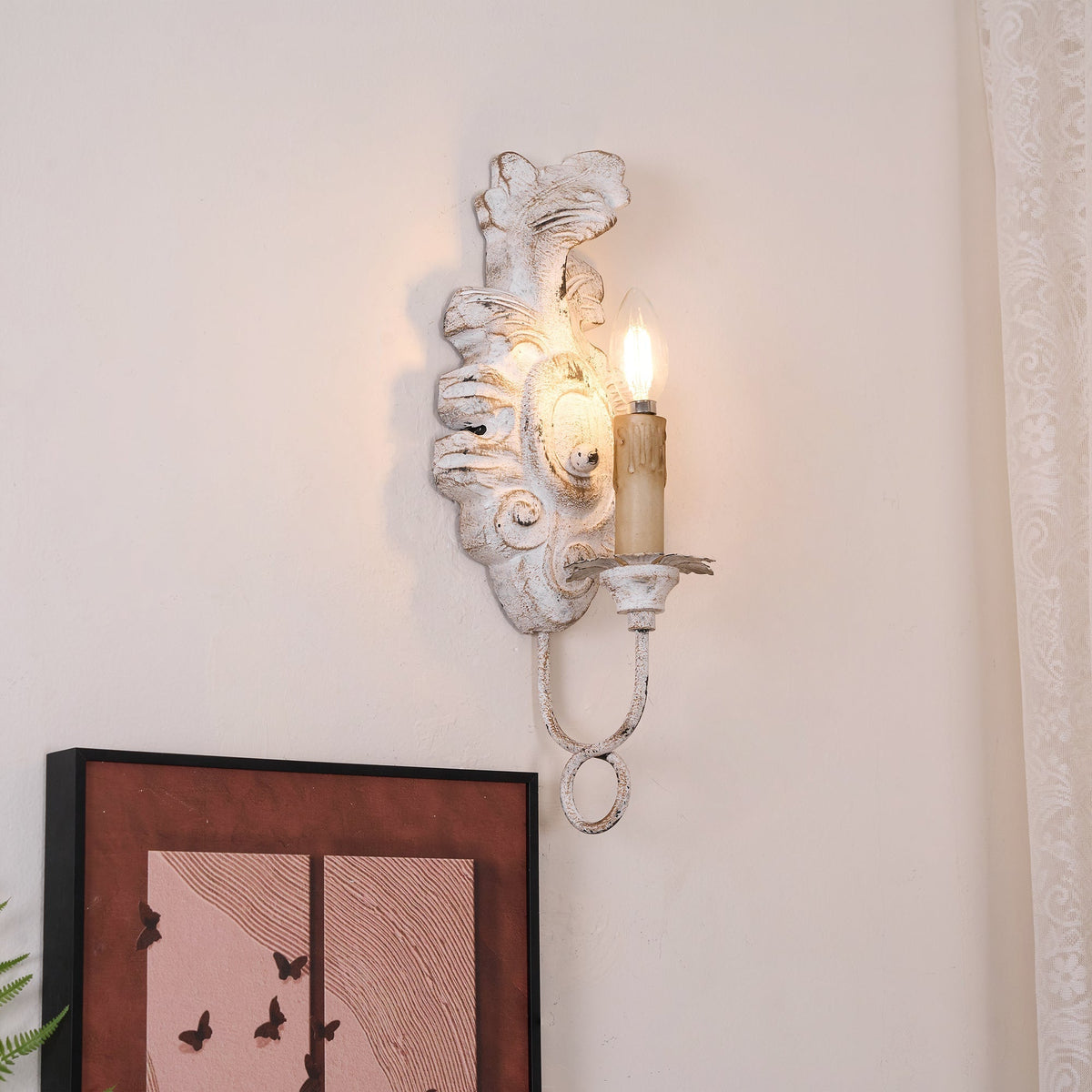 Veda Wood Indoor Wall Lamp