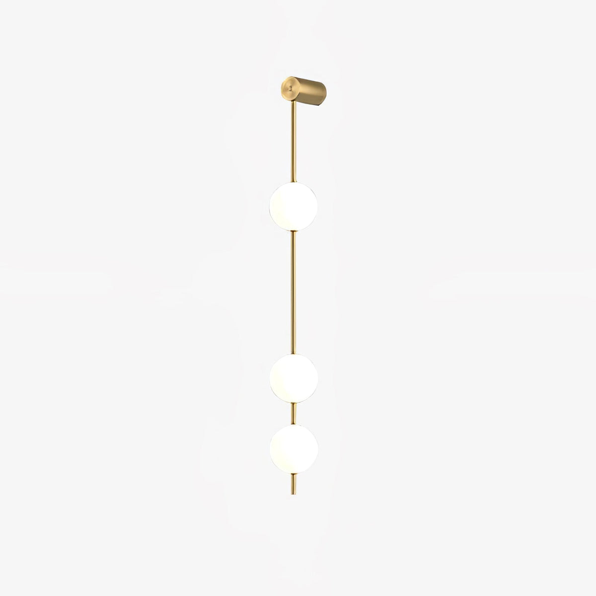 Willa Wall Lamp Vertical Balls Brass