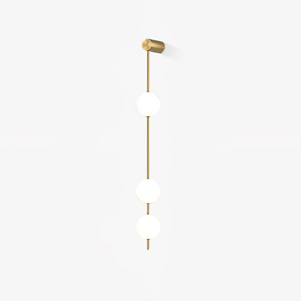 Willa Wall Lamp Vertical Balls Brass
