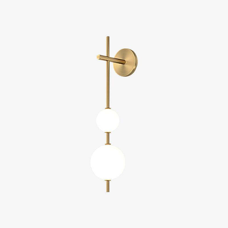 Ilraeia Vertical Globe Plug-in Wall Lamp