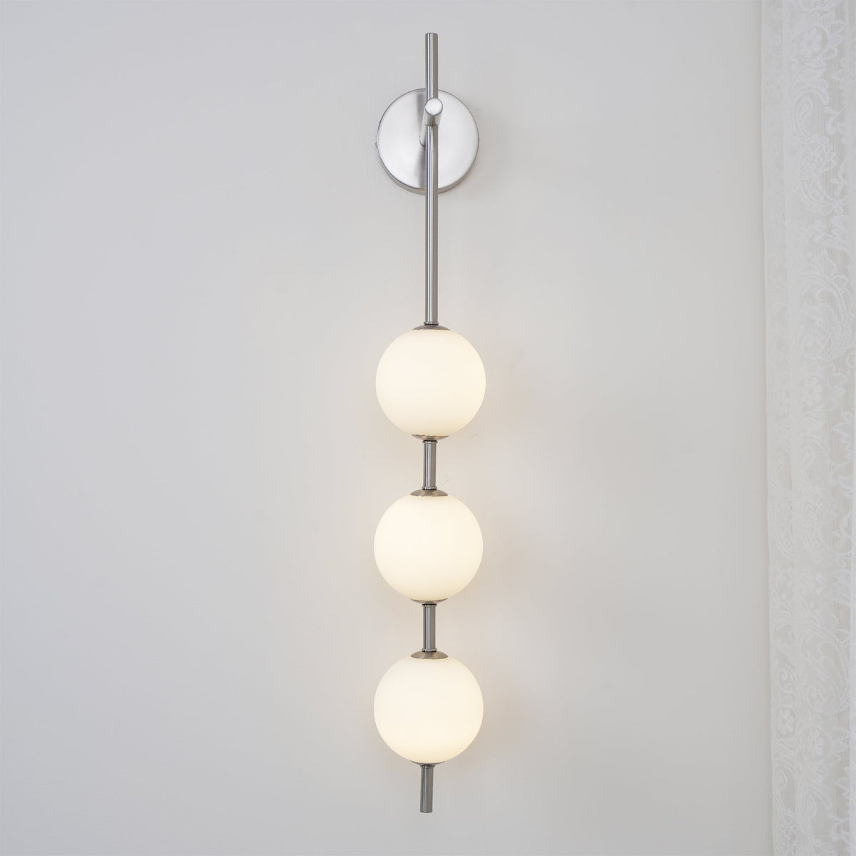 Astrid Vertical Globe Wall Light