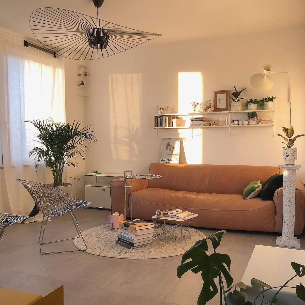 Norbury Fiberglass Disc Pendant Light