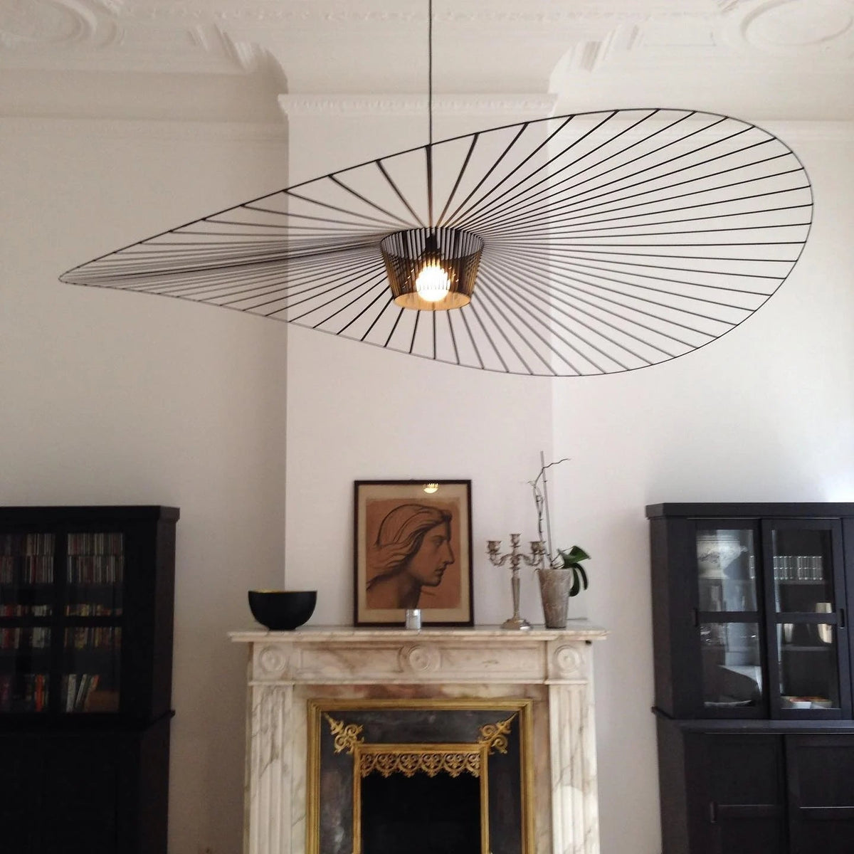 Norbury Fiberglass Disc Pendant Light