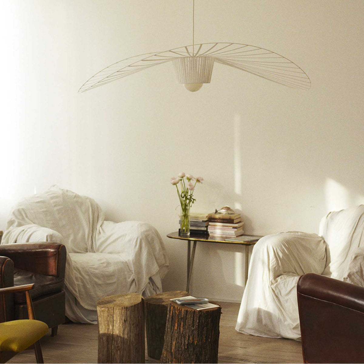 Norbury Fiberglass Disc Pendant Light