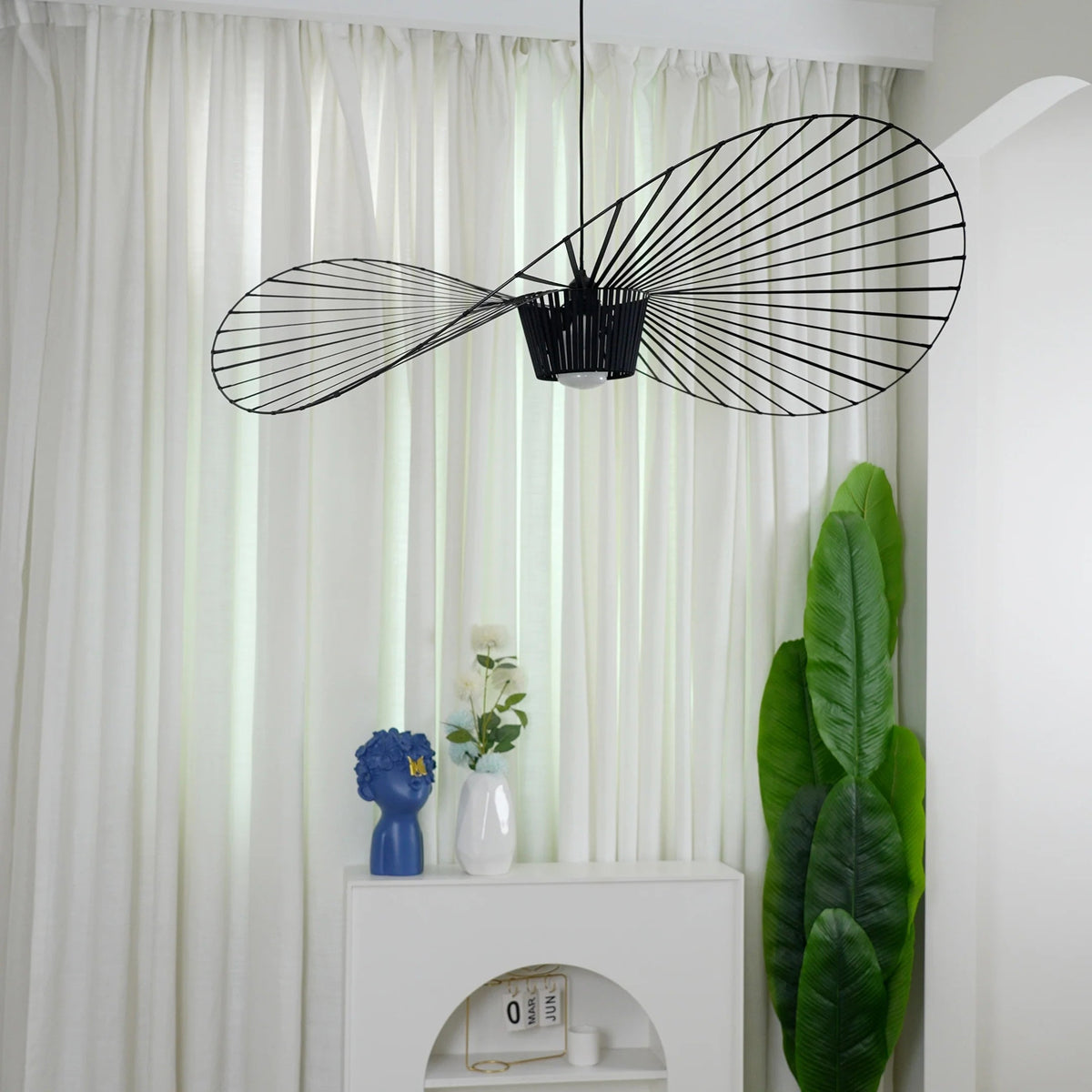 Norbury Fiberglass Disc Pendant Light